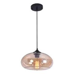 HOME NEAT - Lámpara Colgante de Vidrio 28 cm Vintage - Amber…