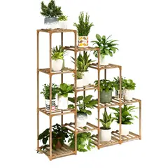 CRUSEC - Estante Para Macetas Soporte De Plantas Huerto Decorativo