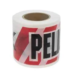 DALI - Cinta Peligro Rollo 350 Metros Color ROJO-BLANCO