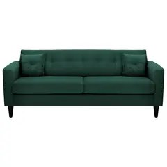 BODEVIR - Sofa New Retro 3CG Felpa 00 Verde Botella