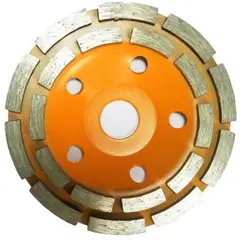 GENERICO - Copa Diamantada Doble Segmento Hormigon concreto marmol 7" - Abrastone