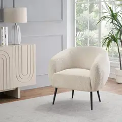 MSA MUEBLES SANTA ANA - Sillón Moderno Wool Drag Elegancia en Cada Curva