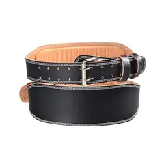 GENERICO - Cinturon De Levantamiento Pesas Ajustable Gym Cuero