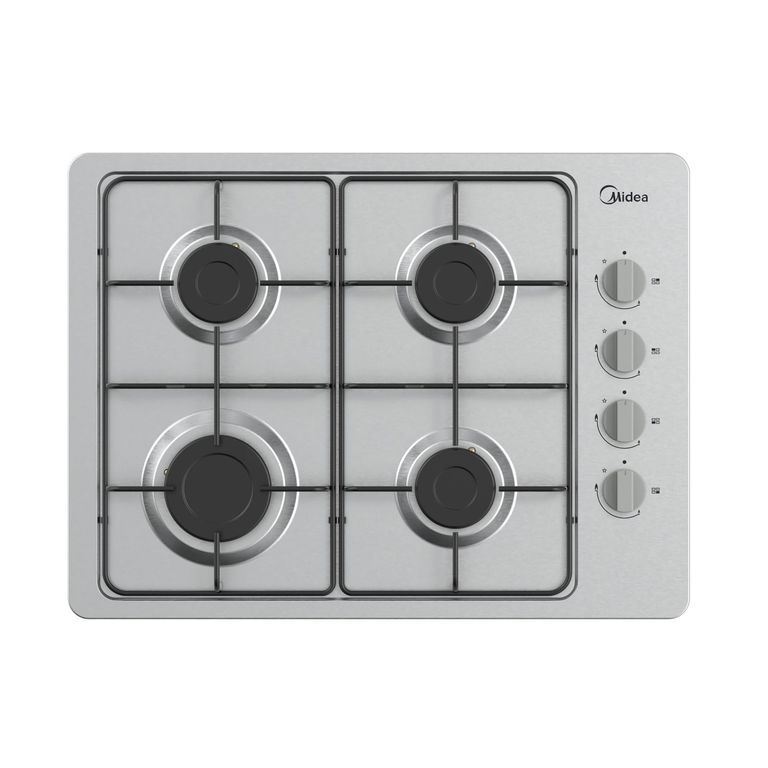ENCIMERA A GAS 4 QUEMADORES SILVER MG60SL405