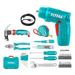 TOTAL TOOLS - Kit Maleta Herramientas Manuales 38 Pcs Total Thkthp10386.
