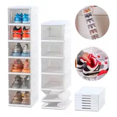 EVERSO - Zapatera Plegable Organizador 6 Niveles Una Pieza Firme