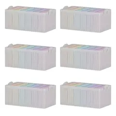 YAYKO - 6 X Bolsas Organizador Ropa Caja Plegable Asa Almacenamiento