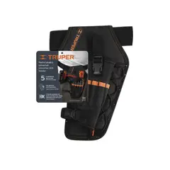 TRUPER - Coleto Porta Taladro 5compartimientos Pot-5b - Negro