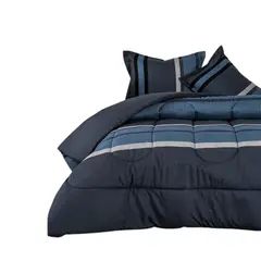 CANNON - Plumón Reversible Super Soft 2 Plazas 240x230 Cm Stone