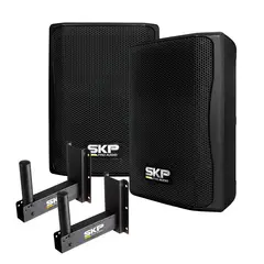 SKP - Par de parlantes más sporte de muro SK 208Px