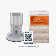 ZETACOM - Mecha Para Estufa Toyotomi ML25 RB20 RB25 DC60 Certificada Sec