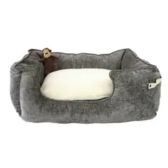 DOG REPUBLIC - Cama mascotas Diana Deluxe Gris M