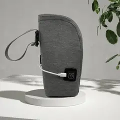 GENERICO - Calentador De Mamaderas calentador Biberón Usb Portátil gris