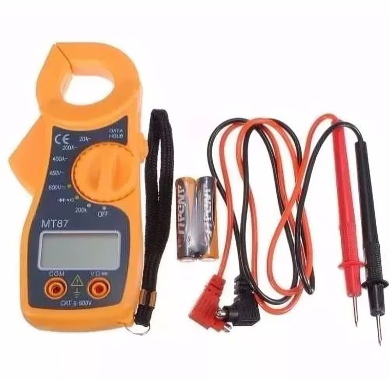 AMPERIMETRO DE TENAZA PINZA ACDC 15V COMPROBADOR DE CORRIENTE