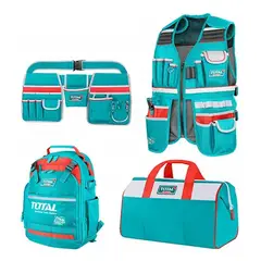 TOTAL TOOLS - Kit Mochila+ Chaleco+ Bolso+ Coleto Total Tos230908
