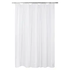 GENTILE - Pack Forro de ducha 200 x 200 cms más Ganchos blancos