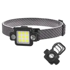 GENERICO - Linterna Frontal Cabeza Casco Multifuncional Usb Recargable