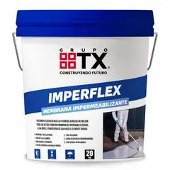 TX - Membrana Impermeabilizante IMPERFLEX 20KG Blanco