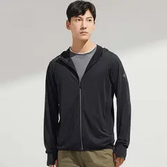 EDWINAYY - Chaqueta Deportiva Largo Ropa Con Viento Protección Solar