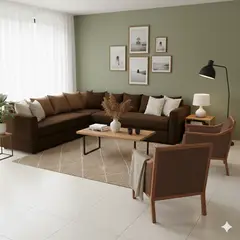 SITIAL HOME - Living 311 Metropolitan cafe Seccional resortes f comfort + 2 Sitiales