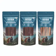 SOUTH BITES SPA - Pack Snack Perros 1 Bully sticks + 2 Meat sticks South Bites