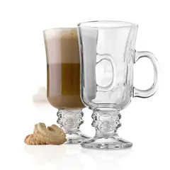 ALLEGRA - SET 4 TAZAS CAFÉ CAPPUCCINO PEQUEÑA 110 ML,