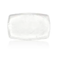 GENERICO - PLATO MELAMINA RECTANGULAR BLANCO 235 X 37 CM LINEA CARRE - Blanco