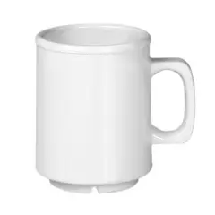 IMAHE - Mug Melamina Blanco 240Ml - Blanco