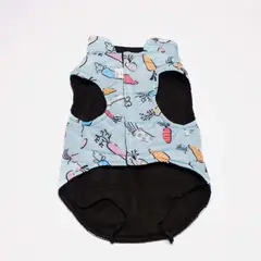 GENERICO - Chaqueta parka Perro mediano FRUTAS CELESTE Talla L