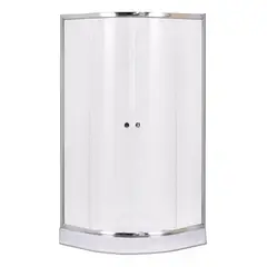 GENERICO - Shower Door Y Receptaculo 80x80 Curvo Transparente