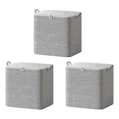 EVERSO - Set X3 Bolsa Cajas Organizadoras Grandes Almacenamiento Ropa