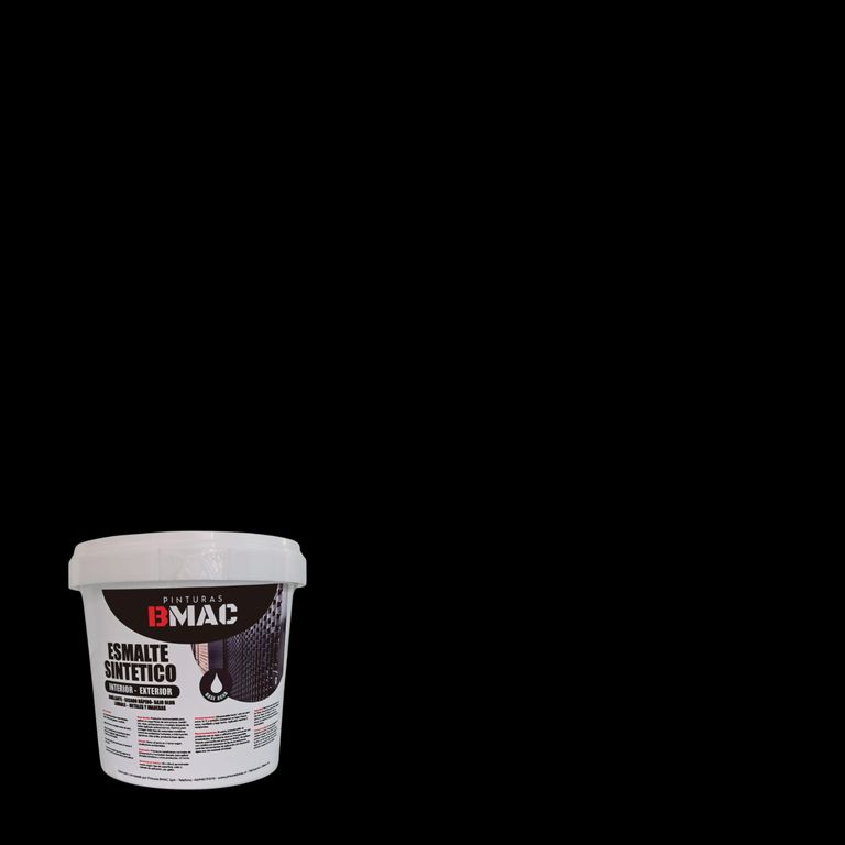 ESMALTE SINTETICO NEGRO BRILLANTE 1 LITRO BMAC