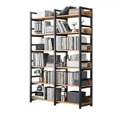 LUBABYCAS - Estante Librero Repisas De 6 Niveles 174cm Café