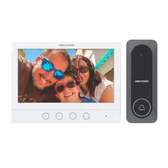 HIKVISION - Kit Video Portero HD 4 Hilos DS-KIS212