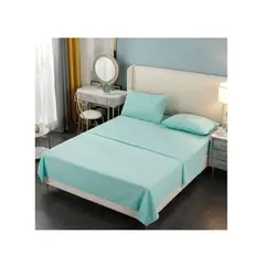 GENERICO - Juego de Sábanas 2 Plazas Unicolor 144 Hilos - Varios Colores.