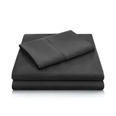 GENERICO - Juego de Sabanas 1.5 Plazas Unicolor 144 Hilos - Varios Colores