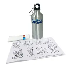 PITUFOS - Botella Para Decorar - Los x Toyng