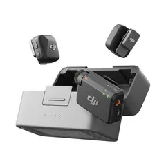 DJI - Micrófono inalámbrico Mic Mini 2 TX + 1 RX - Negro
