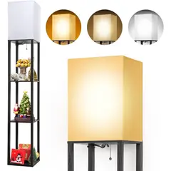 VERCI - Lámpara De Noche Con Estante Vertical Elegante 3 Colores