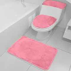 DORAL - Set de Baño 3 Piezas Rosado