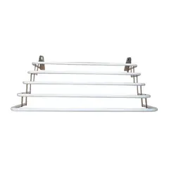 GENERICO - Tendedero de Ropa Plegable 60cm Blanco