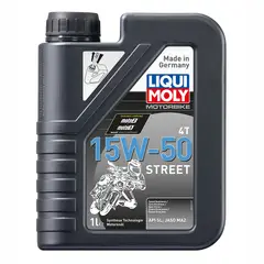LIQUI MOLY - Aceite para Moto Motorbike 4T 15W-50 Street
