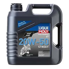 LIQUI MOLY - Aceite para Moto Motorbike 4T 20W-50 Street 4 lt