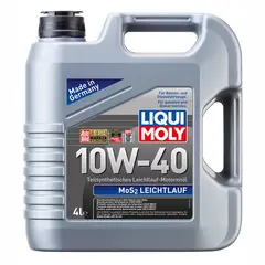 LIQUI MOLY - Aceite MoS2 Leichtlauf 10W-40 4 lt