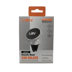 LBN - SOPORTE PORTA CELULAR PARA VEHICULOS LBH363 NEGRO.