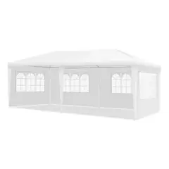 MUNDO MAGIA - Carpa Para Eventos Con Cortinas 25mx6mx3m Color Blanco