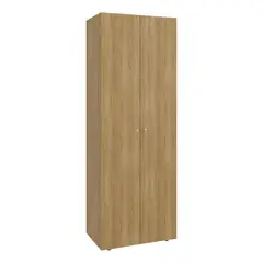 FMFURNITURE - Closet 1 Colgador 2 Puertas 170X60X402 Cm Cafe Claro