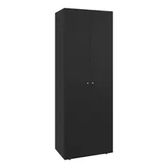FMFURNITURE - Closet Colgador 2 Puertas 170X60X402 Cm Negro