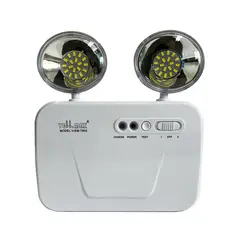 AVC Y VELL MAX - Lámpara Emergencia LED Doble Foco 4 horas 2x3w