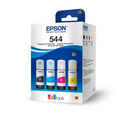 EPSON - Pack 4 Tintas T544 Colores L3110 L3150 L3210 L3250